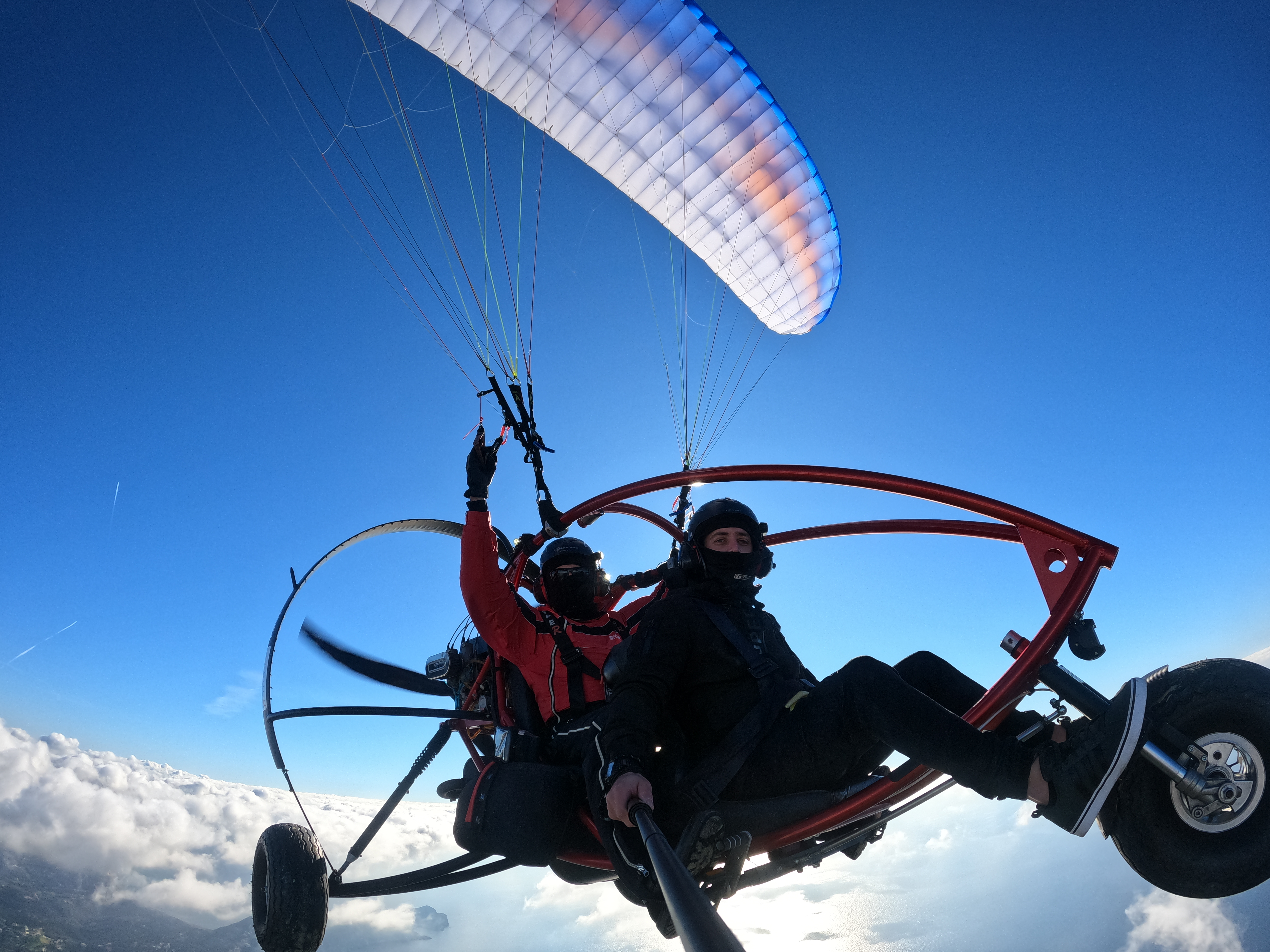 Paragliding tandem flights